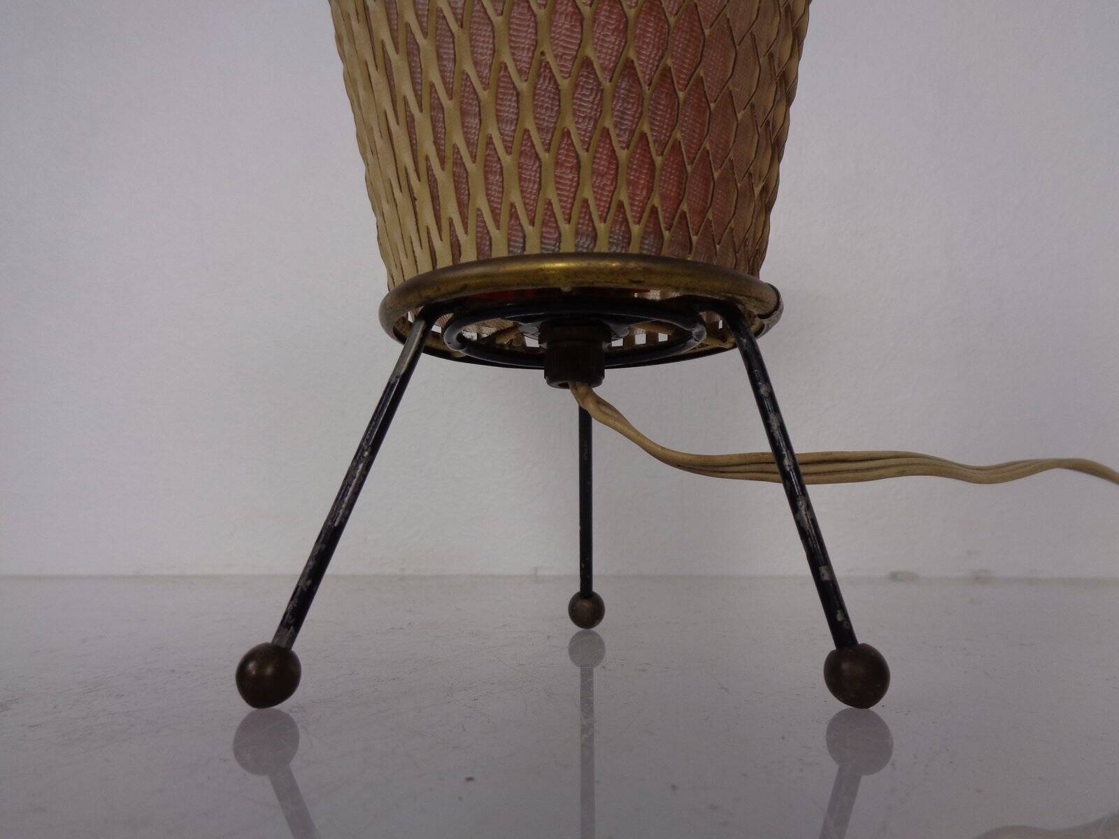 Metal Tripod Table Lamp, Germany, 1950s
