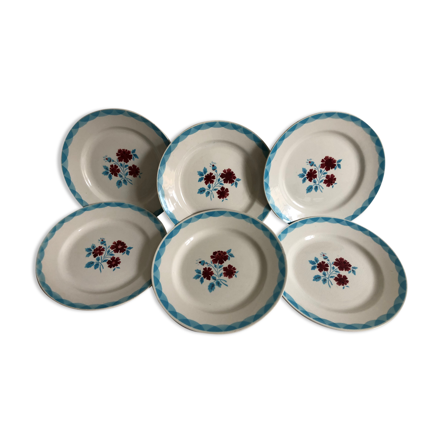 6 plates Moulin des Loups