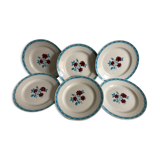 6 plates Moulin des Loups