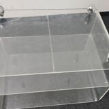 Vintage perspex/acrylic trolley or side table