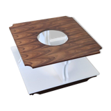 Vintage square coffee table, 1970s