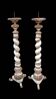 Pair of large antique torches from the 18th century.