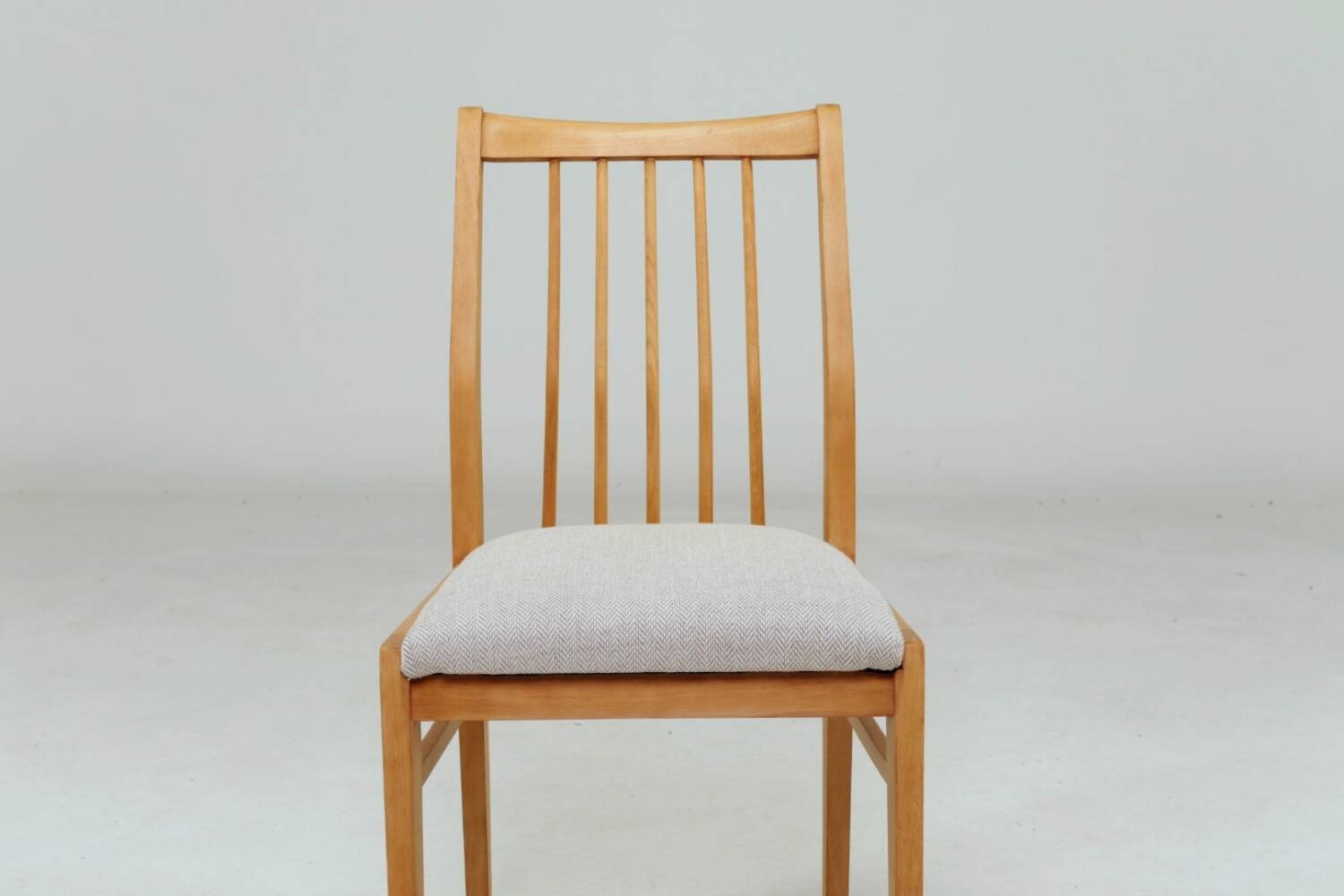 Scandinavian heritage herringbone dining chairs