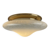 Maculato Murano Glass Ceiling Lamp, Italy, 1980s