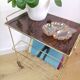 Desserte porte vinyles vintage