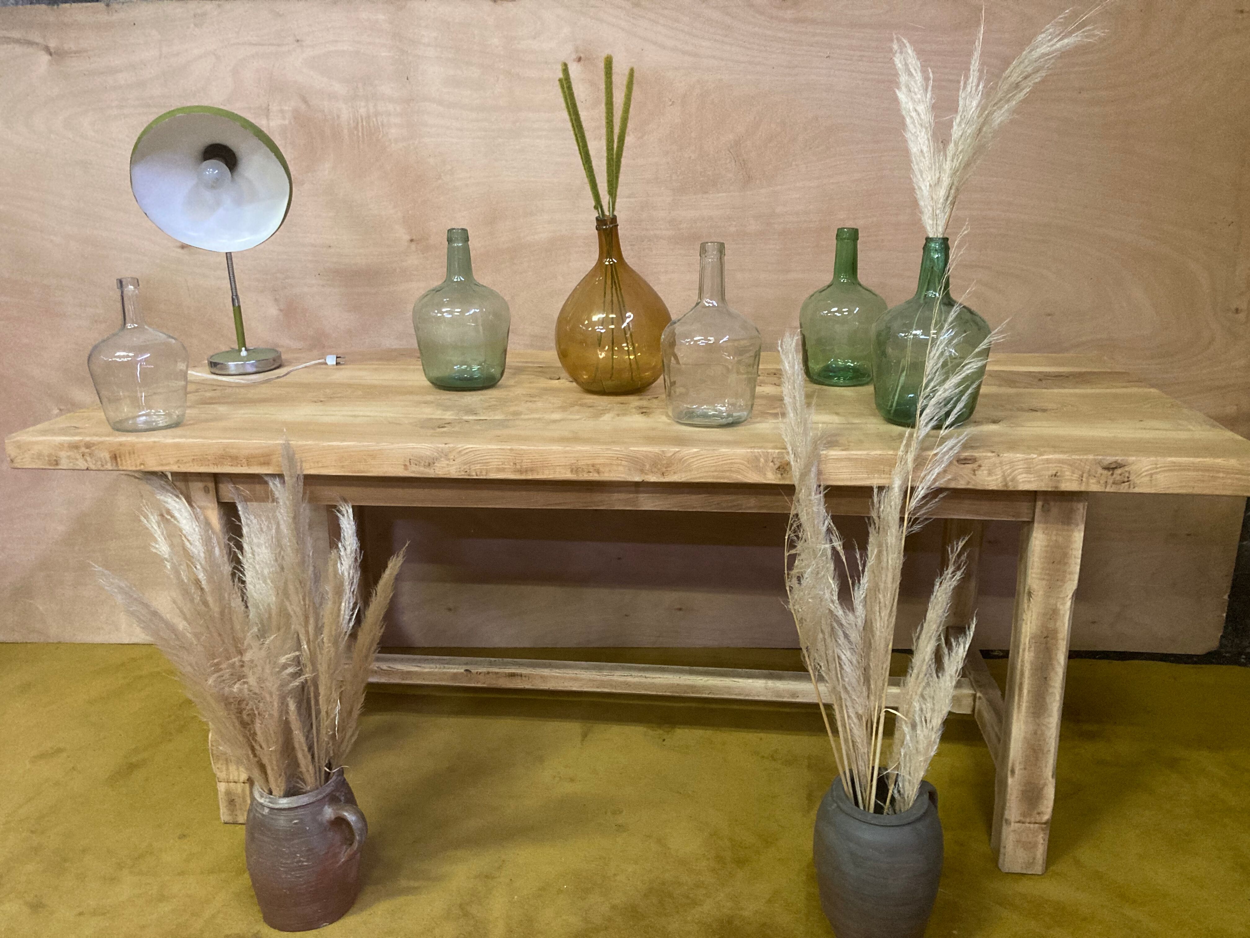 Farmhouse table bois brut