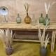 Farmhouse table bois brut