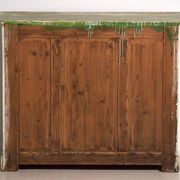 Old bedroom chest of drawers with green tones (c.1920) #8