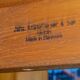 Glostrup dining table, 1980s, solid teak, by Johs. Kristoffersen & Søn, with two extension leaves