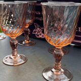 Set of 6 Luminarc Rosaline Stem Glasses - Stemglasses Model No. 5 (12