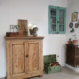 Raw wood sideboard