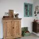 Raw wood sideboard