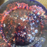 Set of 5 vintage Morvan ceramic plates