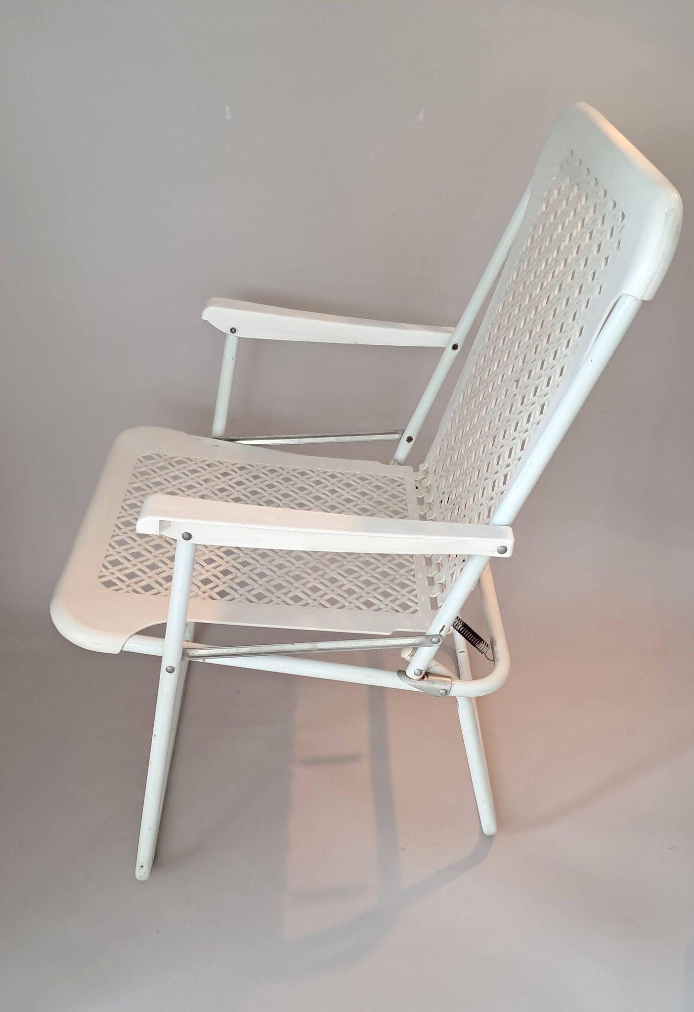 Two folding chairs 1960 Grand Soleil & Luigi Plebani Vintage.