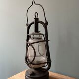 Old kerosene storm lamp