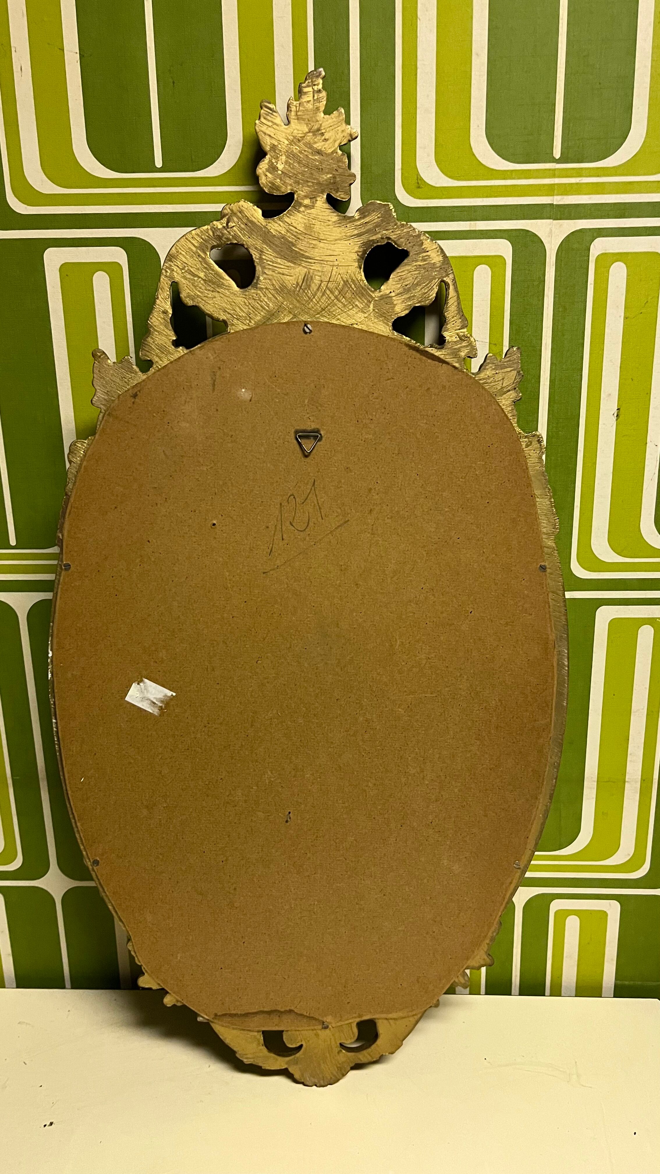 Golden mirror 74x38x3