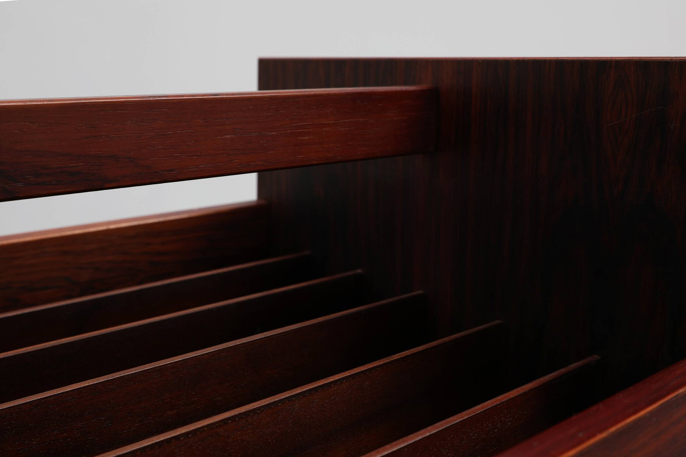 Magazine LP Caddy Rack by Rolf Hesland for Bruksbo, Norway 1970s