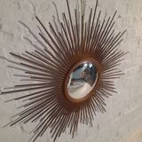 Large vintage Chaty Vallauris sun mirror