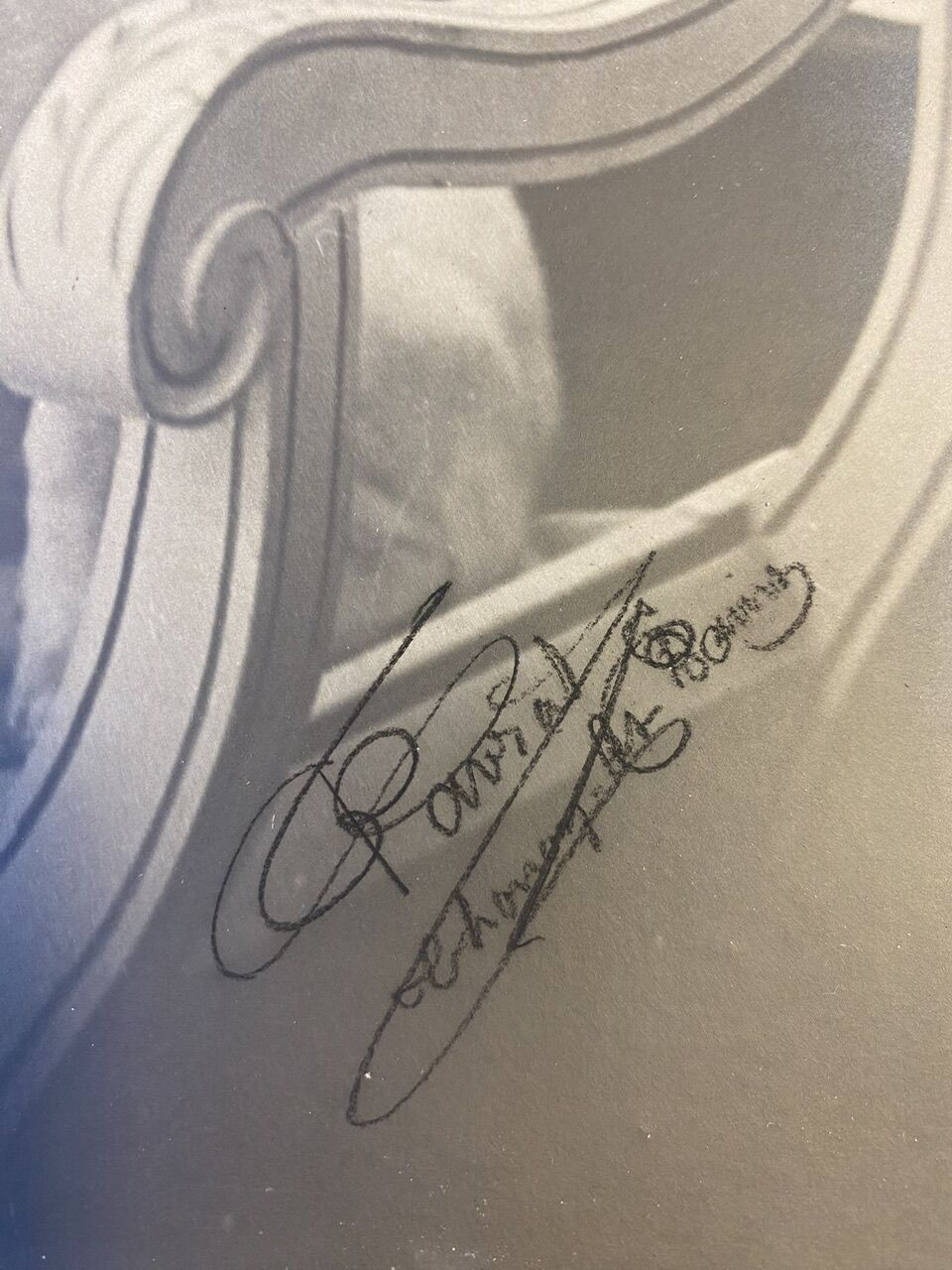 Old photo, signed, early XX century