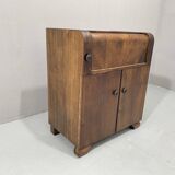 Fully renovated mid century cabinet with build-in turntable, Germany, 1950´s