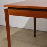 Vintage extendable teak dining table, 1960s