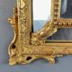 Large giltwood pediment mirror, 19th century
