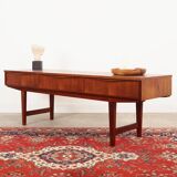 Teak lowboard, Danish design, 1970s, production: Denmark