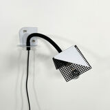 Adjustable metal wall lamp with geometric shapes, 1980