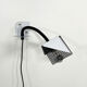 Adjustable metal wall lamp with geometric shapes, 1980