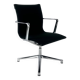 Italian-designed ICF UNA 708LC aluminum office chairs, 2000s