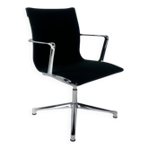 Chaises de bureau en aluminium icf una 708lc de design italien, années 2000