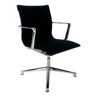 Chaises de bureau en aluminium icf una 708lc de design italien, années 2000
