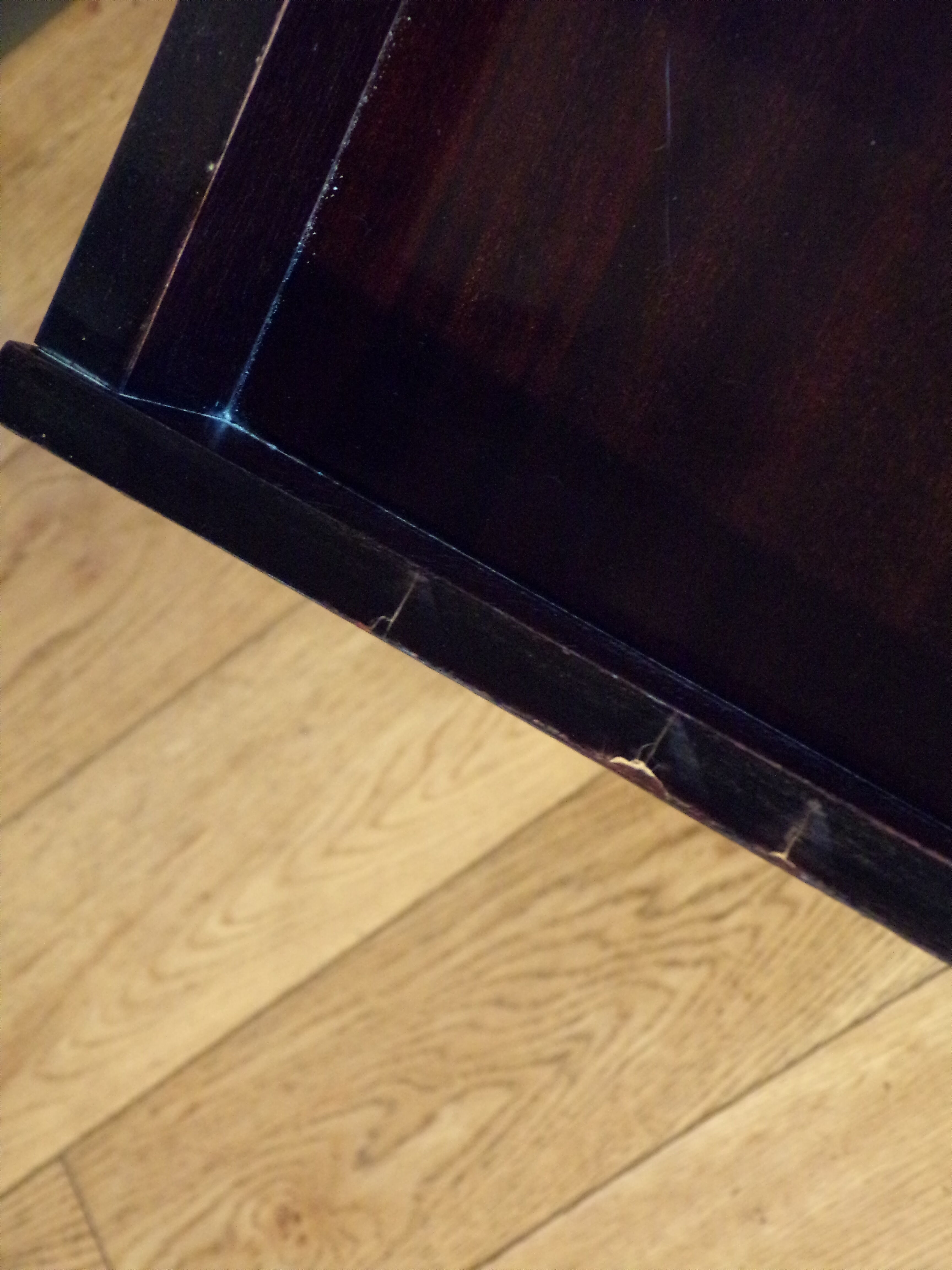 Vintage sideboard in varnished wood