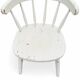 Set of 4 vintage Scandinavian chairs in solid wood.
