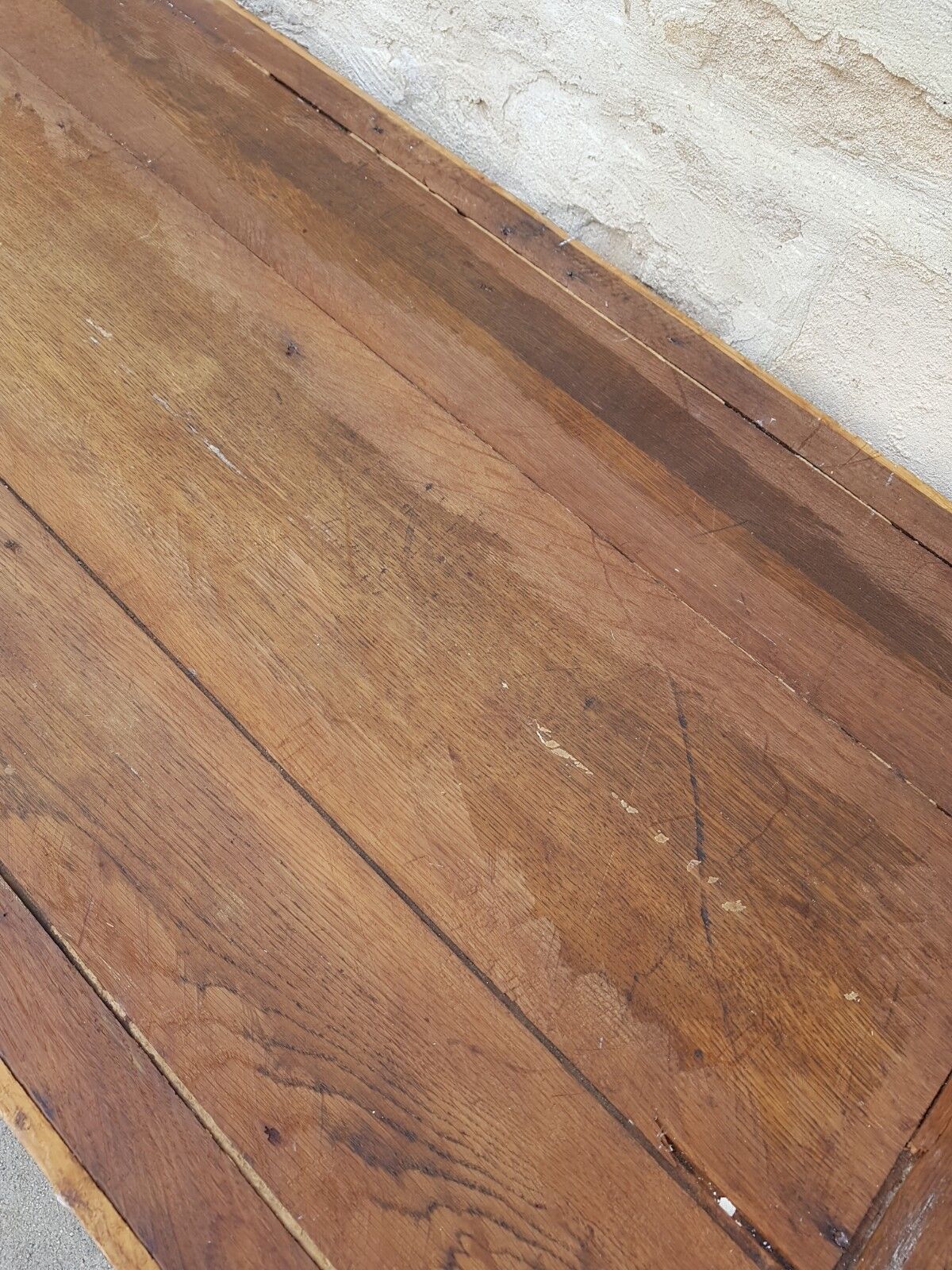 Former office Napoleon turned wood patina white
