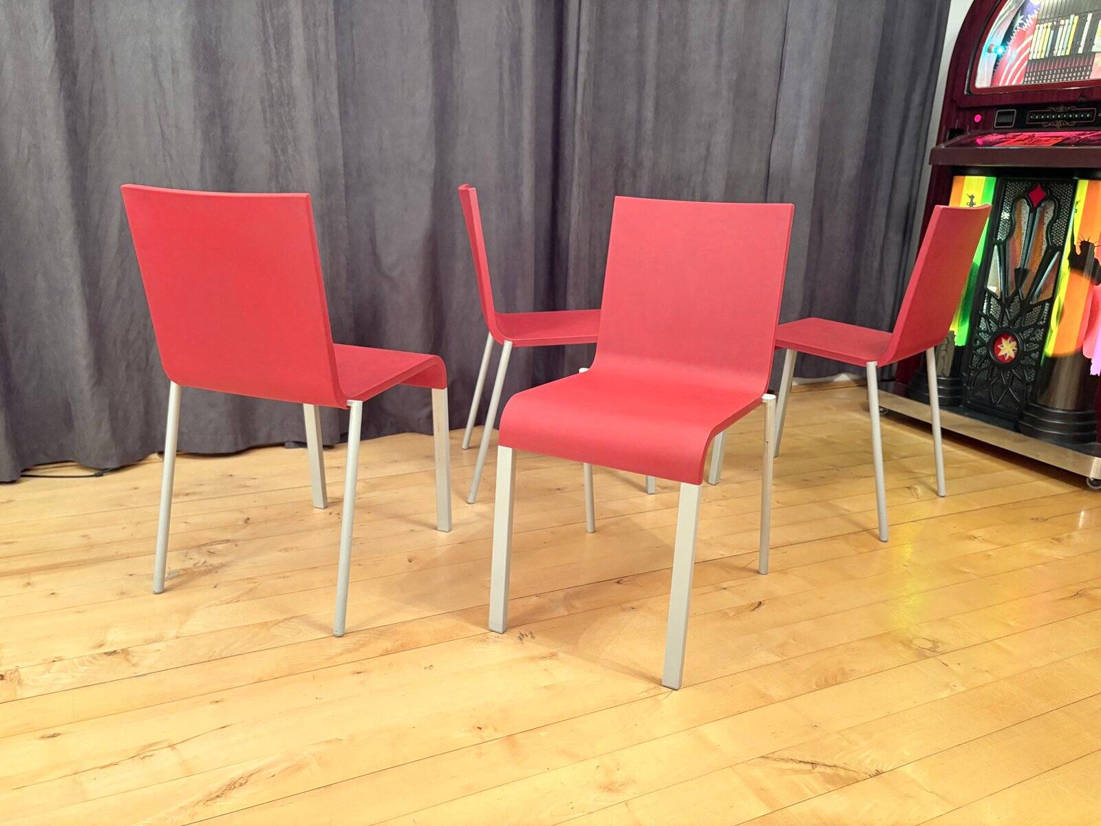 Model .03 stackable chairs by Maarten van Severen for Vitra, Switzerland, 2011, set of 4