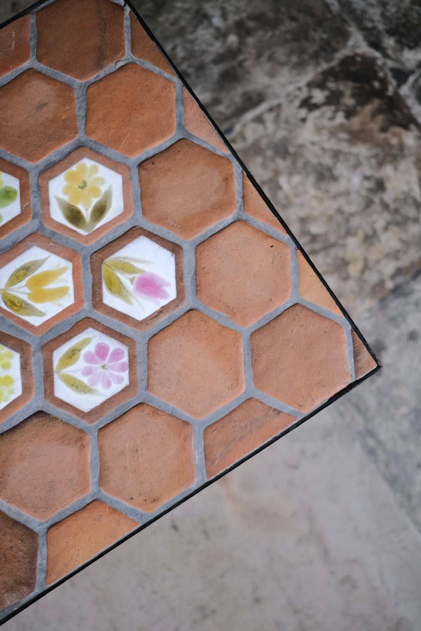 Rectangular ceramic coffee table by Roger Capron, Vallauris, 1960s