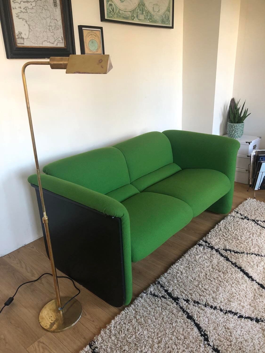 Set sofa two places and two armchairs Whilkhahn model 842/5 and 841/5 80s