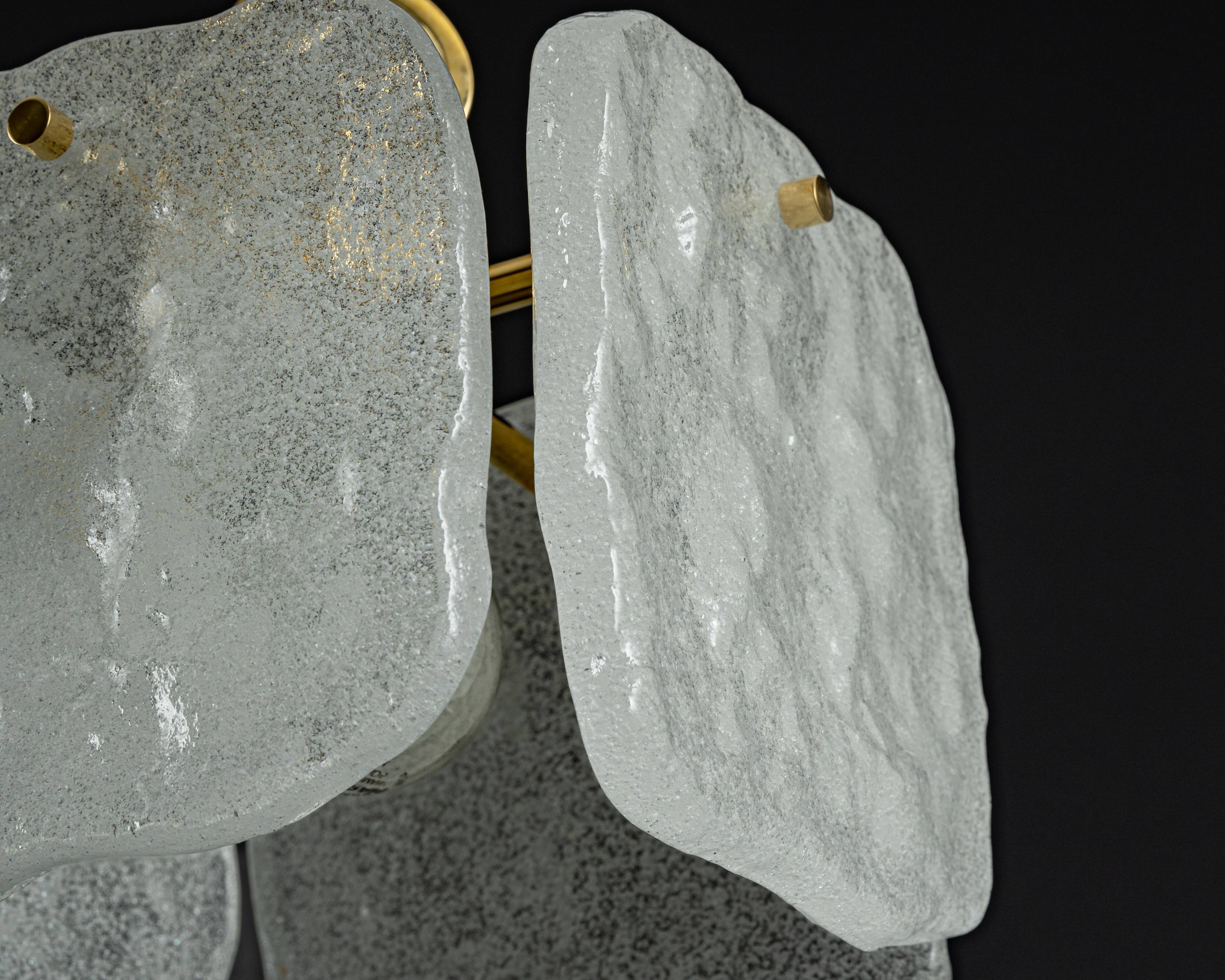 1 of 3 Small Murano glass pendant by Kalmar, Germany, 1960s