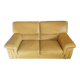 Canapé 2pl -roche bobois- cuir de vachette pleine fleur