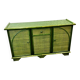 Green Vintage Rattan Sideboard By Maugrion, France, 1980s