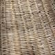 Panier en osier rectangle vintage