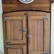 Solid oak refrigerator cabinet gelkit