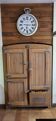 Solid oak refrigerator cabinet gelkit