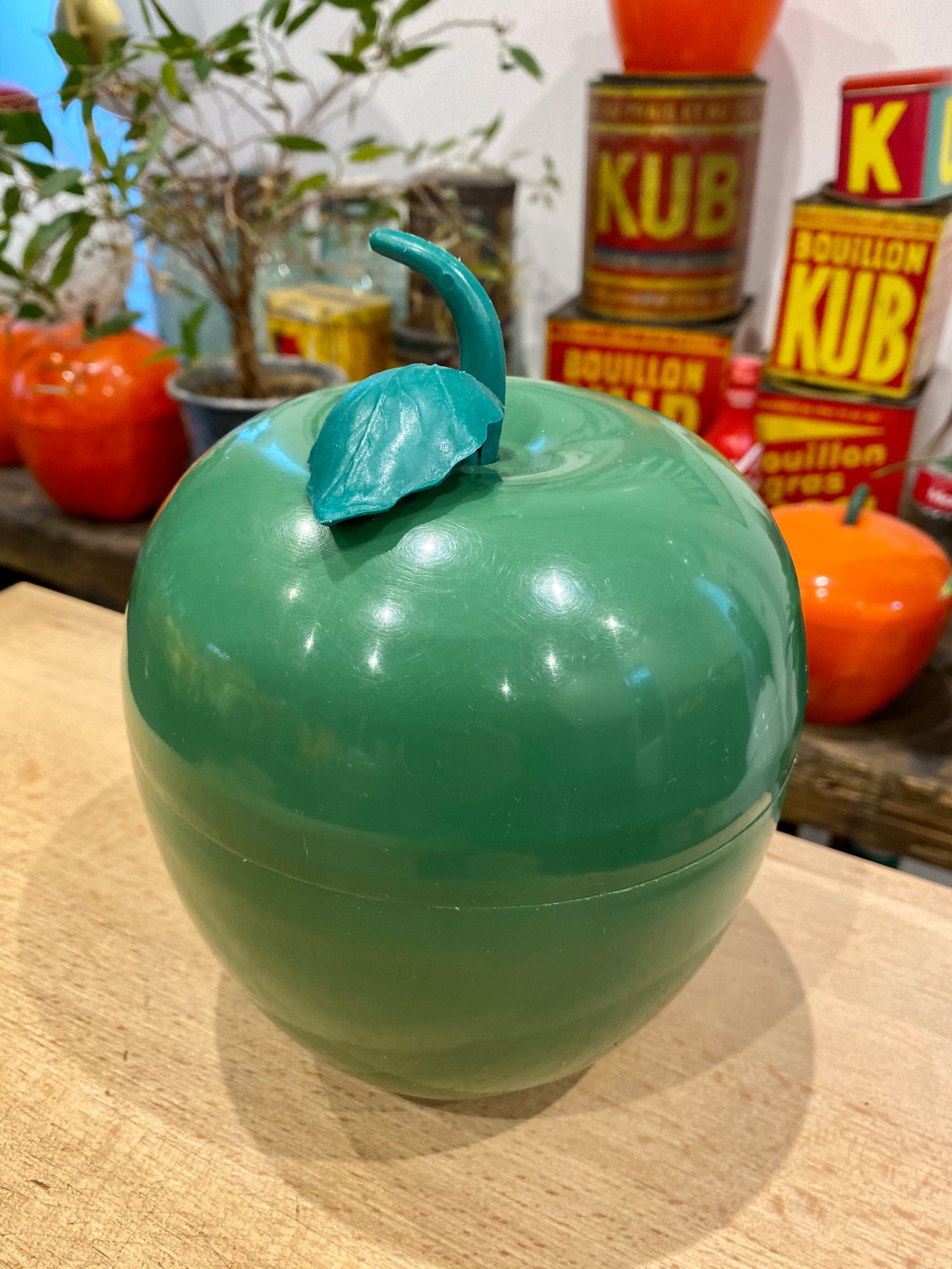 Vintage green apple ice bucket