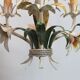Hanging lamp in metal. 3 lights. Vintage 1960s.