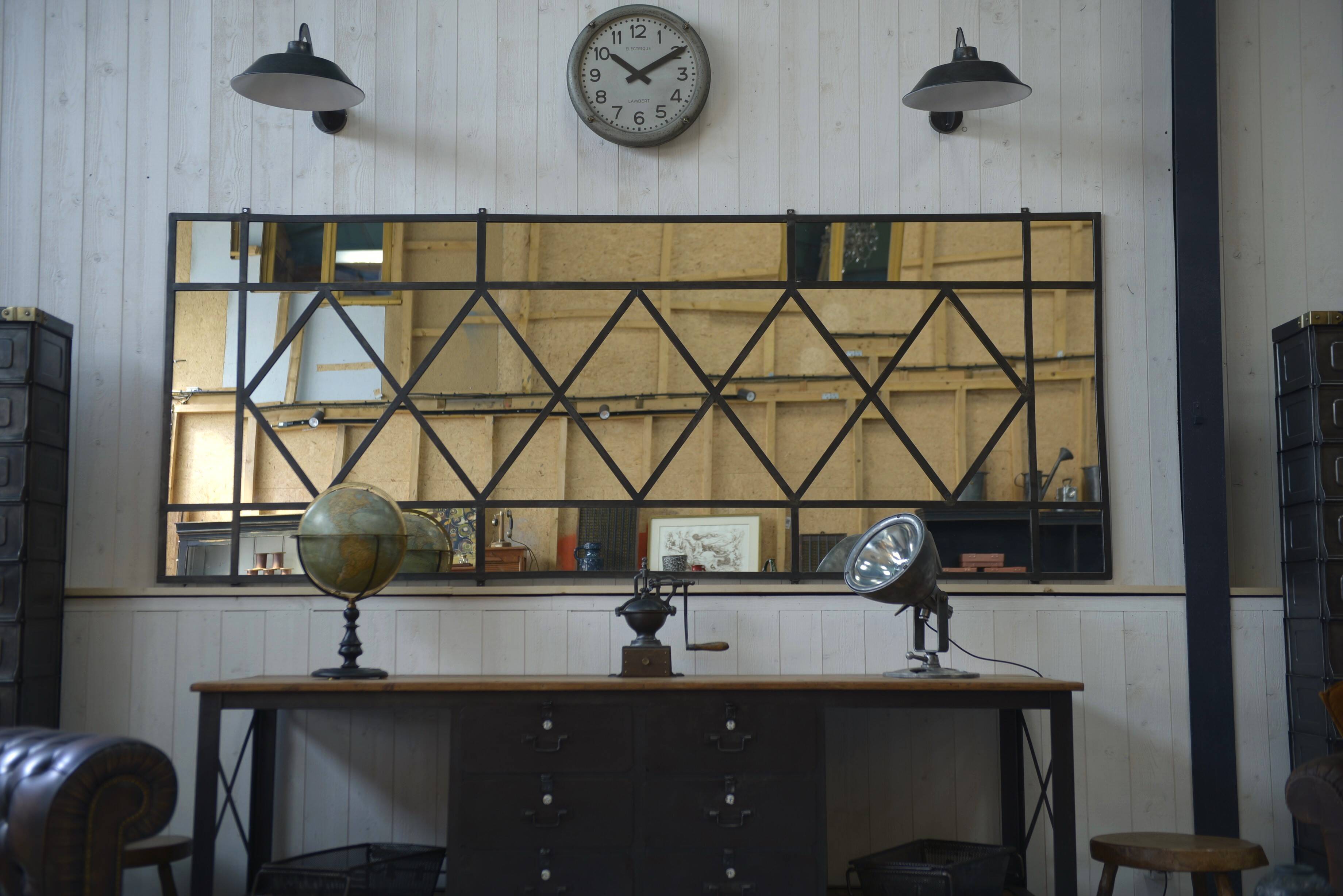 Large industrial mirror from the 1960s.