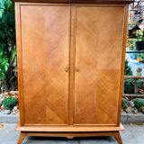 1950 compass foot cabinet