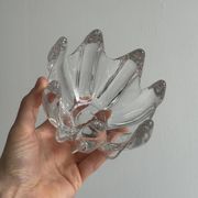 Coupe, vide-poche en verre ouraline vintage