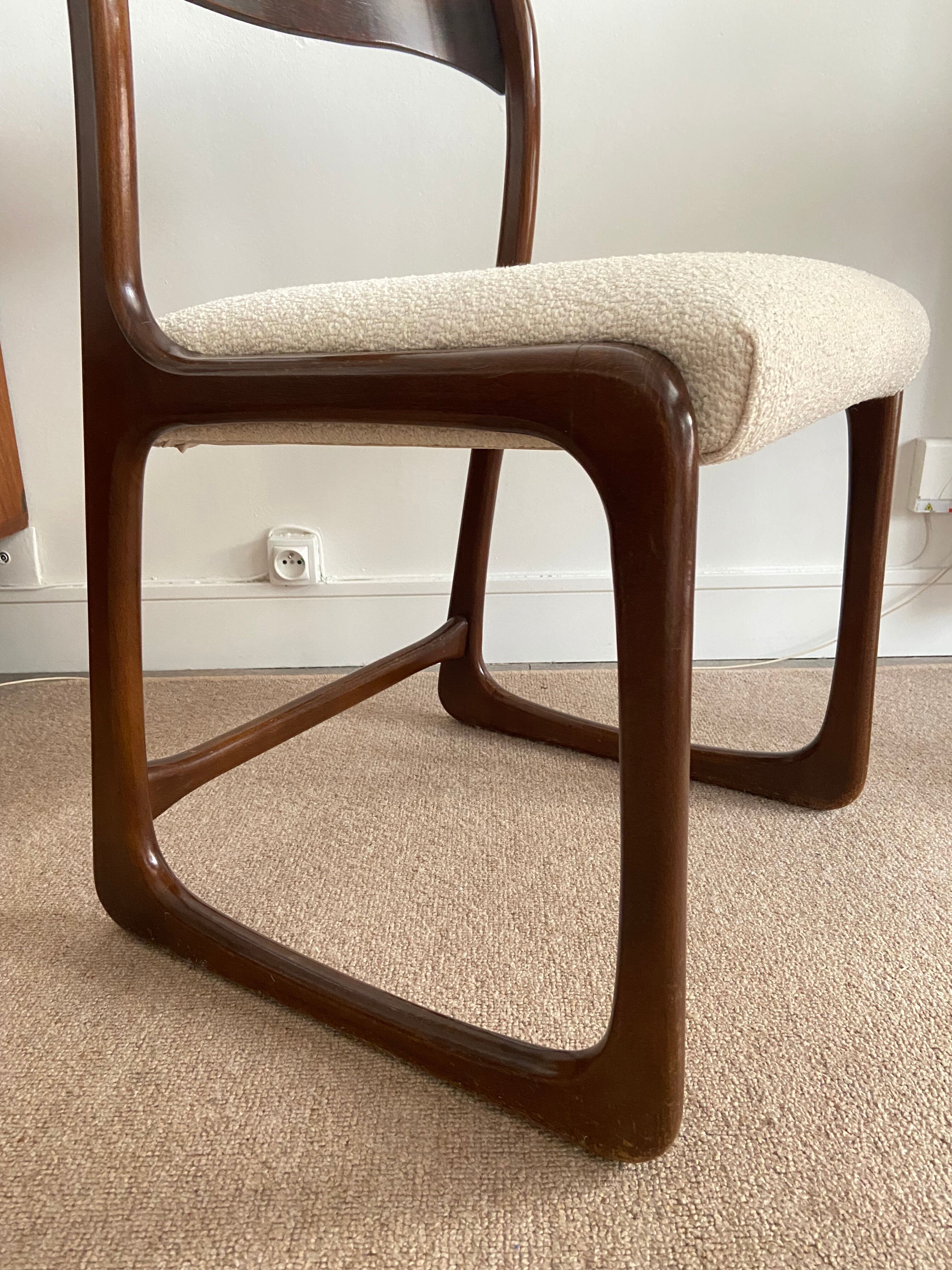 Chair Sled baumann years 60/70s